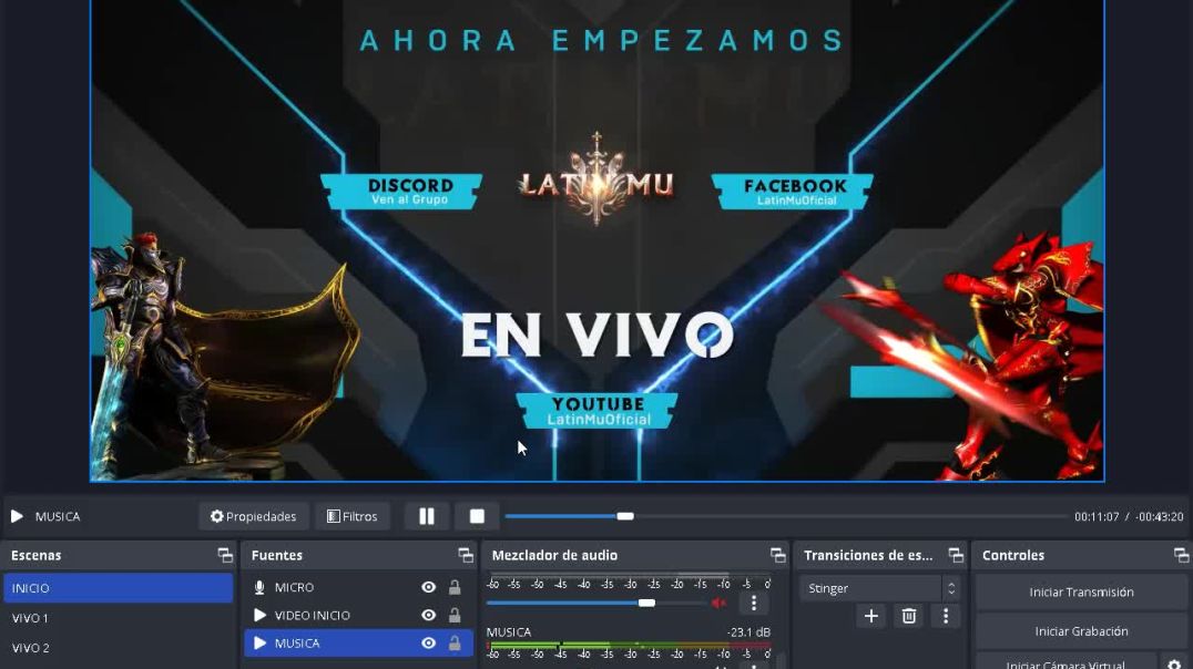 Realizando En Vivo con OBS Studio y YouTube