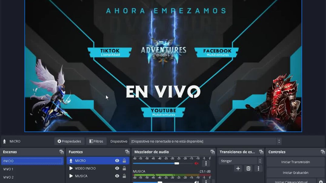 Introducción a OBS STUDIO y los en Vivo con YouTube