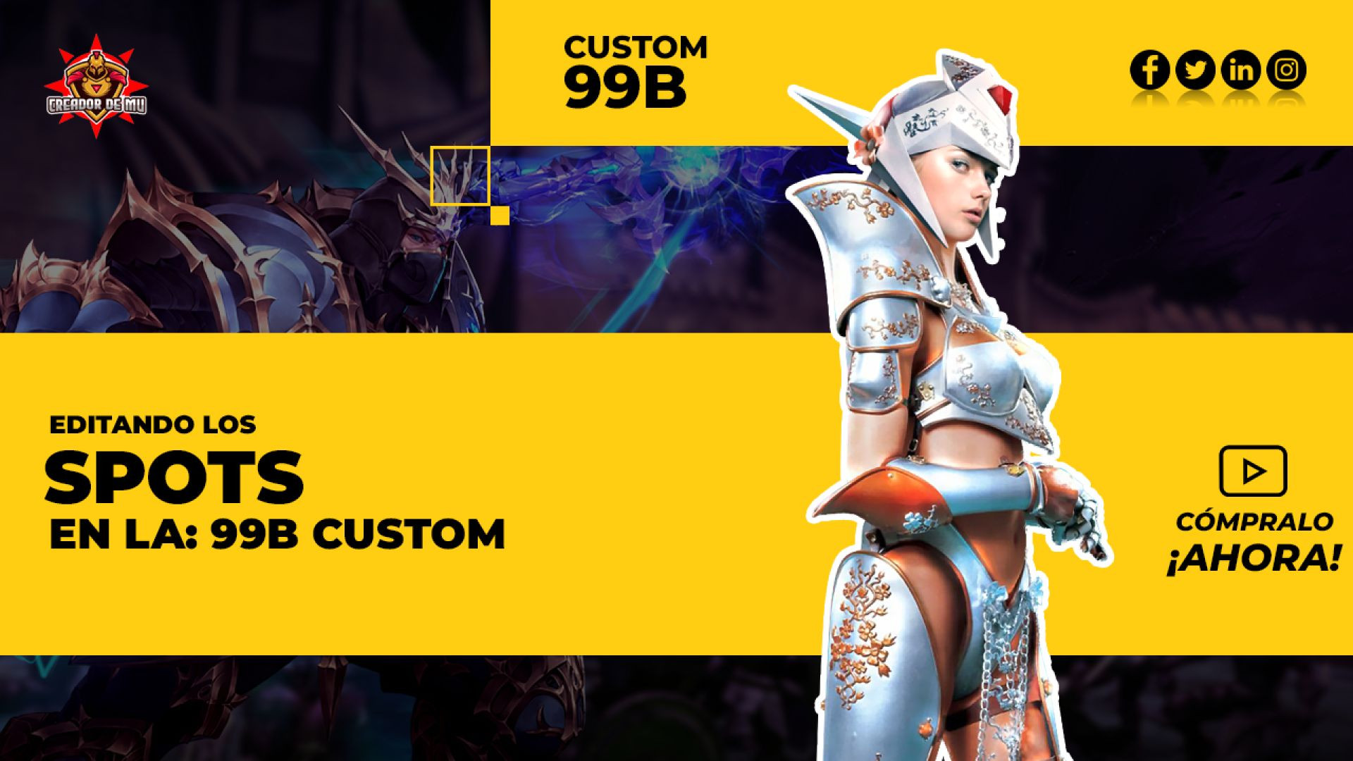 99B Custom - Configurando los Spots con drop personalizado